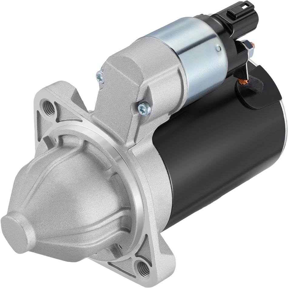 BDFHYK Starter Motor Compatible with Hyundai Accent 2012-2013, Veloster 2012-2013, Compatible with Kia Rio 2012, Soul 2010-2012, L4 1.6L, 12V 0.9KW 8 Teeth Clockwise, Replce# 17593N, 17593