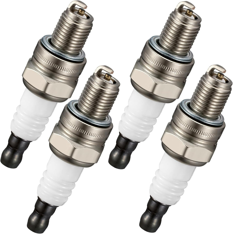 BDFHYK 3365 universal Iridium Spark Plugs Compatible with Chainsaws Trimmers FS40C FS50C FS56 FS70 FS100 FS100RX FS110 FS111RX FS130 FS130R FS131R FS310 FS360C Engine Replacement for CMR6H, Set of 4