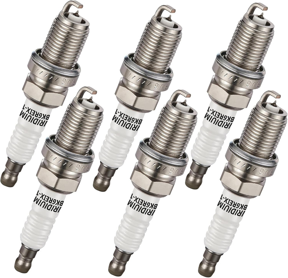 BDFHYK Set of 6 Iridium Spark Plug Compatible with Dodge Nitro Ram 1500 Dakota, Compatible with Jeep Commander Liberty Grand Cherokee,Raider,3.7L 4.7L V6 V8,Engine Replacement for 4504 PK20TT