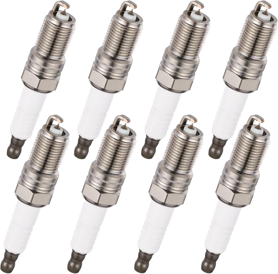 BDFHYK 4024189078 Iridium Spark Plugs Compatible with 99-09 Silverado 1500 4.8L V8, 99-11 2013 Silverado 1500 5.3L V8, 2006 Silverado 1500 6.0L V8, 09-12 Silverado 1500 6.2L V8, Set of 8