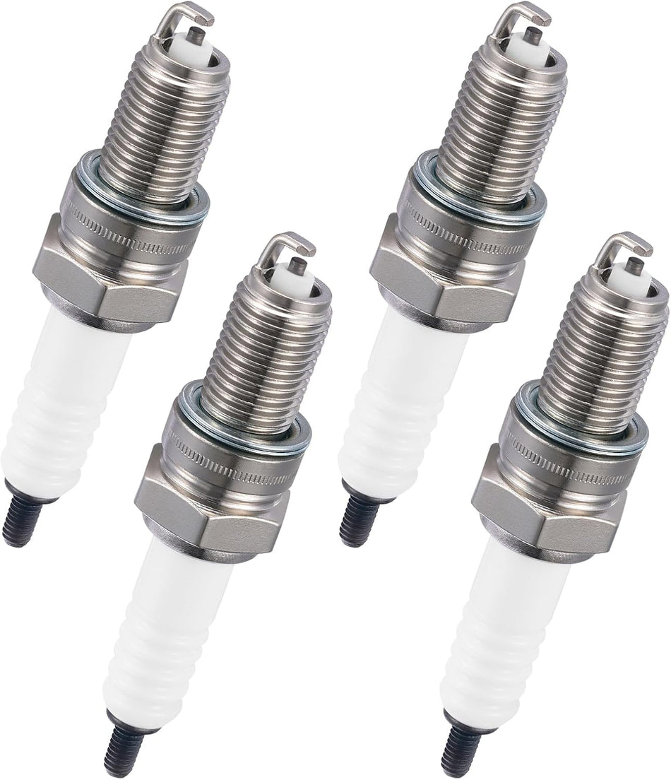 BDFHYK 5531 Spark Plugs Compatible with Honda Compatible with Kawasaki for Suzuki for Triumph Universal Motorcycle Spark Plugs Replacement for DPR6EA-9 Set of 4