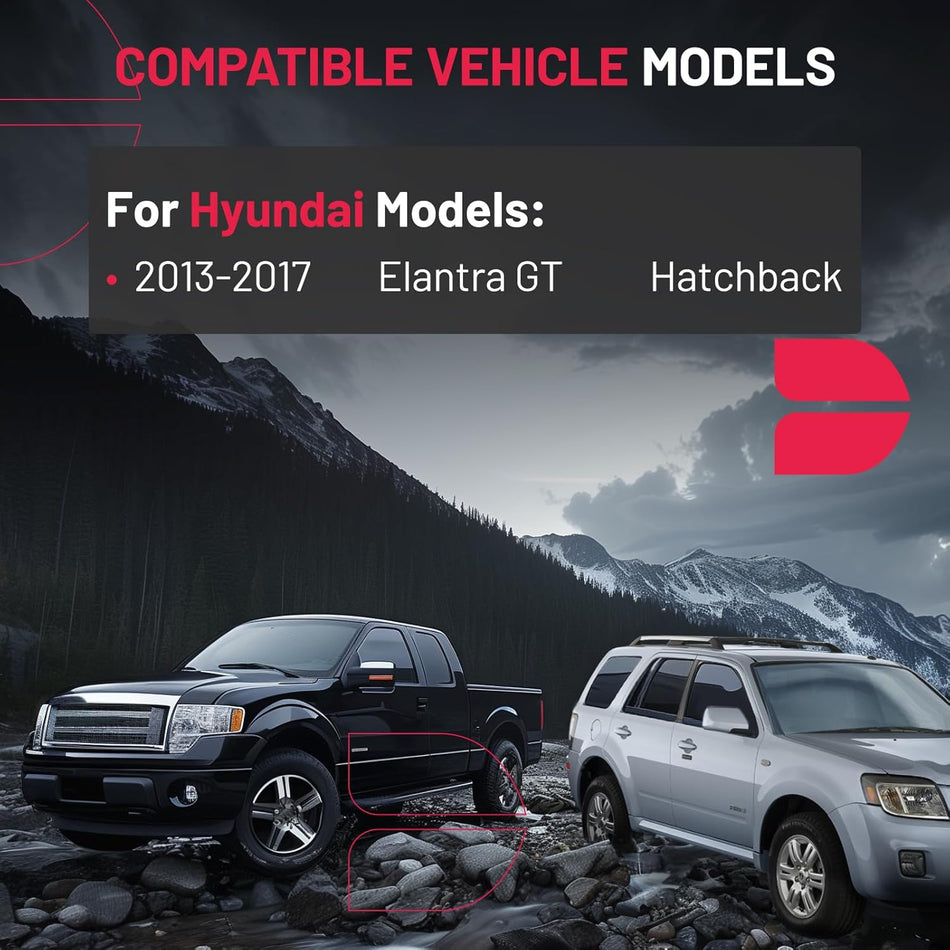 SYERAL Power Door Lock Actuator Rear Tailgate Trunk Compatible with Hyundai Elantra GT 2013-2017 Replaces 81230-A5000 81230A5000 SM2387 SKSM2387