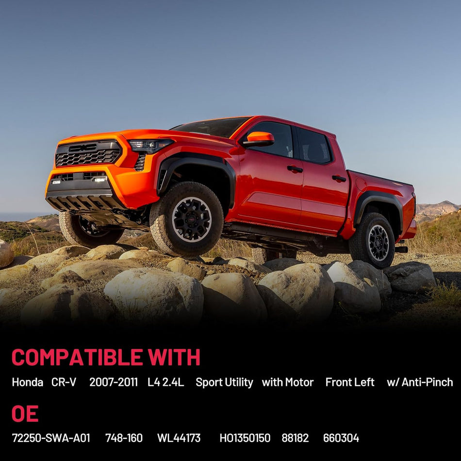 748-160 Power Window Regulator with Motor Front Left Compatible with Honda CR-V 2007-2011