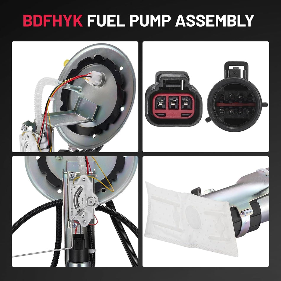 BDFHYK Electric Fuel Pump Module Assembly Compatible with Ford Crown Victoria 2010-2011 4.6L V8, Compatible with Lincoln Town Car 2010 2011 4.6L V8 Replace E2542S