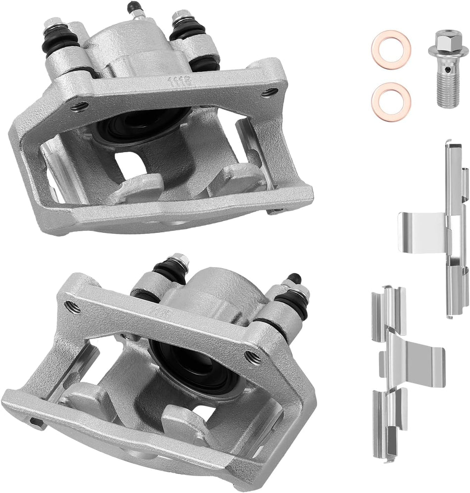 BDFHYK Rear Disc Brake Caliper Assembly w/ Bracket (2pcs) for Dodge Durango/Ram 1500 & Chrysler Aspen, 18B4836