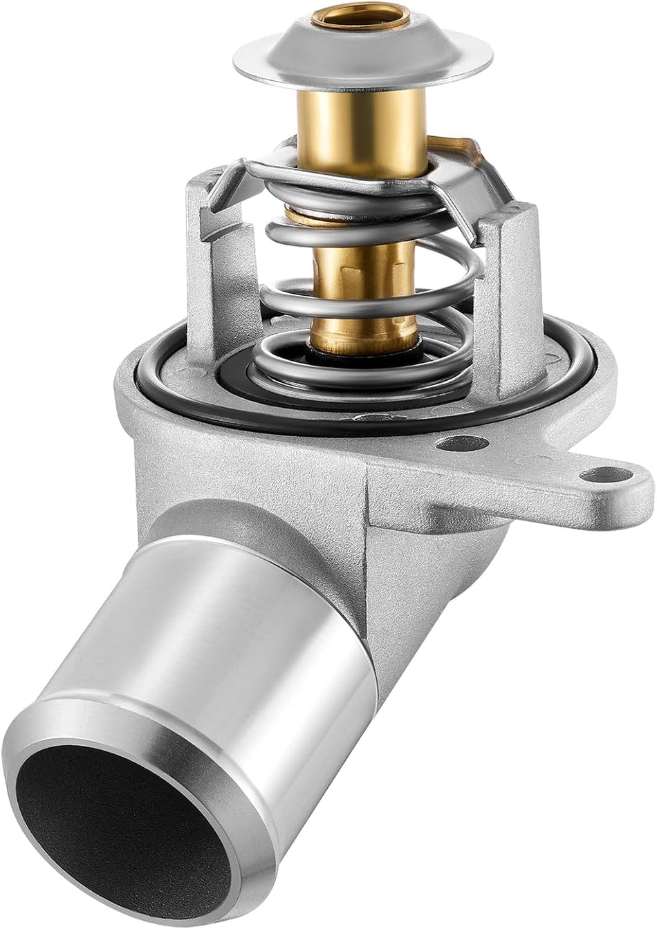 BDFHYK 902-700 Upgrade Aluminium Coolant Thermostat Housing Assembly Compatible with Cadillac Chevy GMC Escalade ESV Silverado Suburban Tahoe Sierra Yukon 4.8L 5.3L 5.7L 6.0L Replace 14298 33910