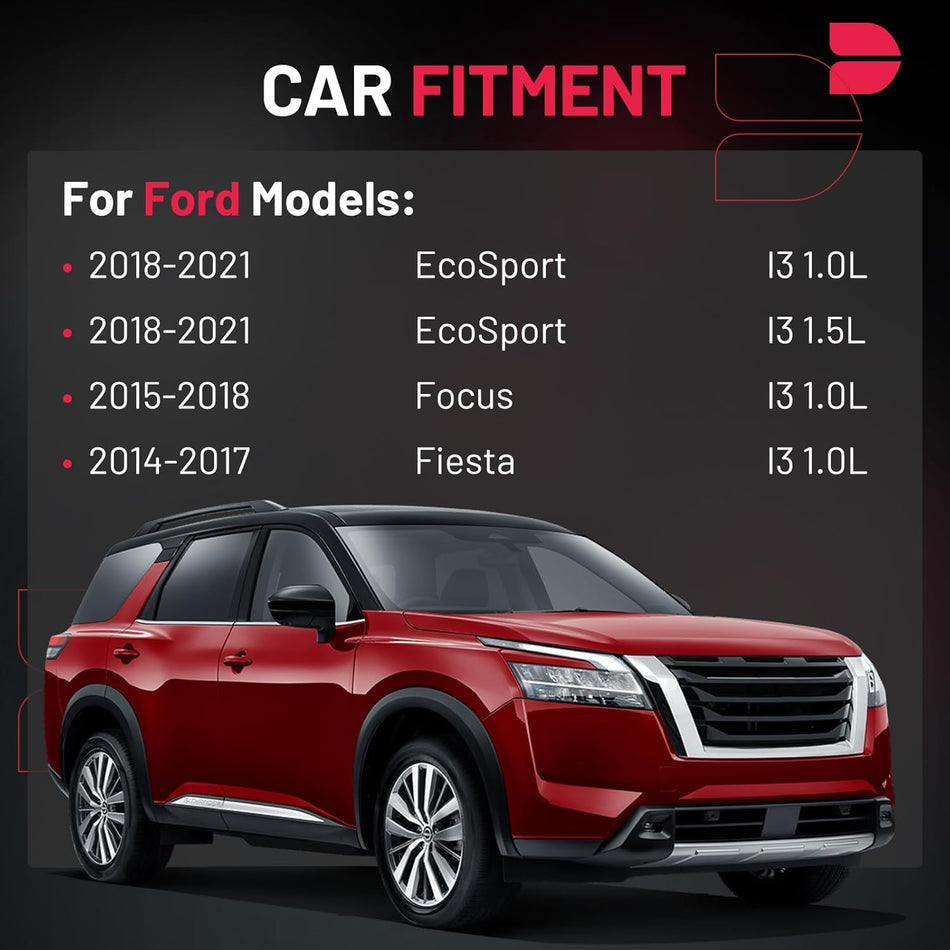 BDFHYK Ignition Coil Packs Compatible with EcoSport Focus Fiesta l3 1.0L 1.5L 2014 2015 2016 2017 2018 2019 2020 2021 Coil for UF736 CM5Z12029B CM5Z12029C C949 GN10635 COP637 DG556 DG553 Set of 3