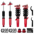 2004-2013 Mazda 3 Coilovers Replacement | Height Adjustable Lowering Struts Assembly (4PCS) - Red
