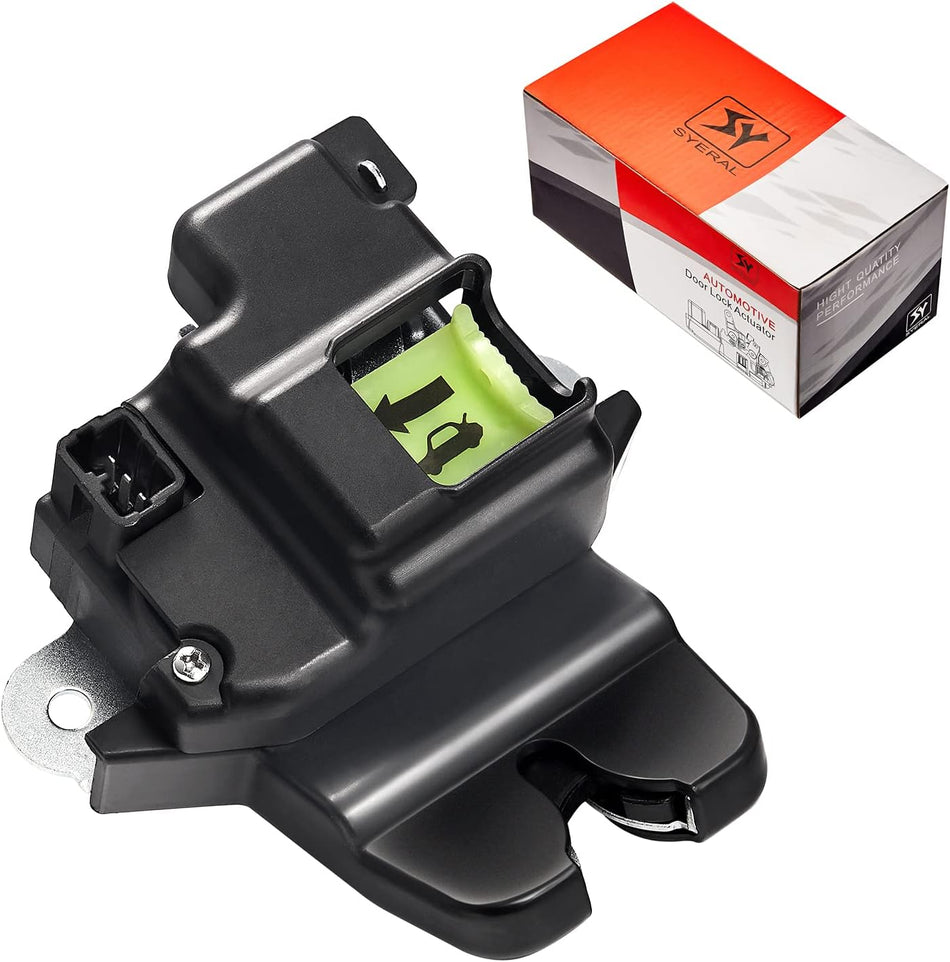 SYERAL Tailgate Lock Actuator Trunk Lid Latch 81230-3X010 Power Door Latch Lock Assembly Compatible with Hyundai Elantra 2011 2012 2013 2014 2015 2016