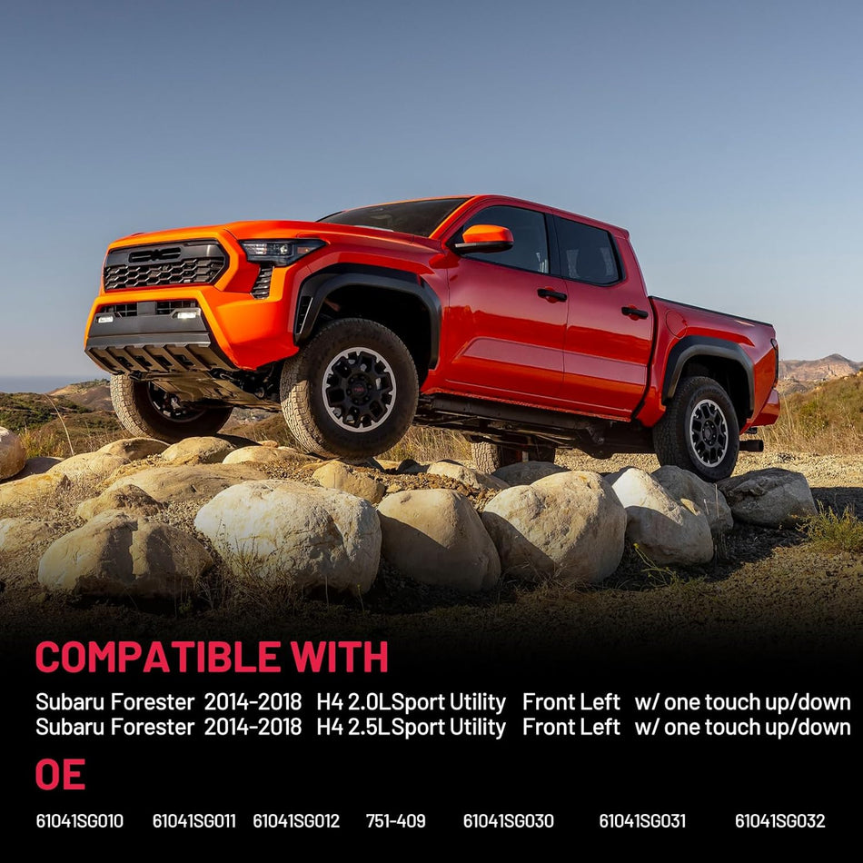 751-409 Power Window Regulator with Motor Front Left Compatible with Subaru Forester 2014-2018