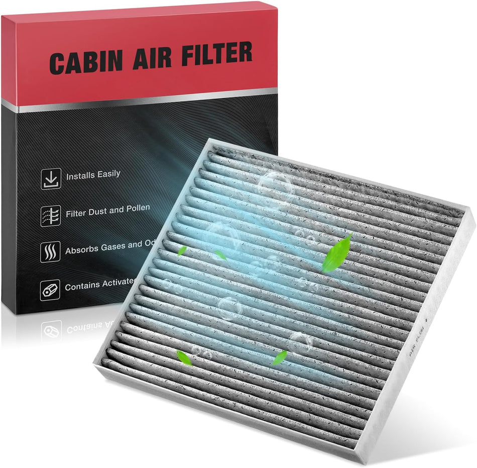 BDFHYK CF12160 Cabin Air Filter w/Activated Carbon Replacement for Tucson, Veloster N, Kona, Venue, Veloster, Kona N, Sportage, Soul, Seltos, Soul EV