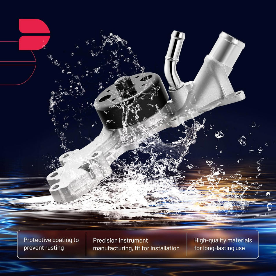 BDFHYK 68311108AA Automotive Water Pump for V6 3.6L Compatible with Dodge Durango 2016-2022, Compatible with Jeep Grand Cherokee 2016-2022,Grand Cherokee L 2021-2022,68311108AE 44039 41503E