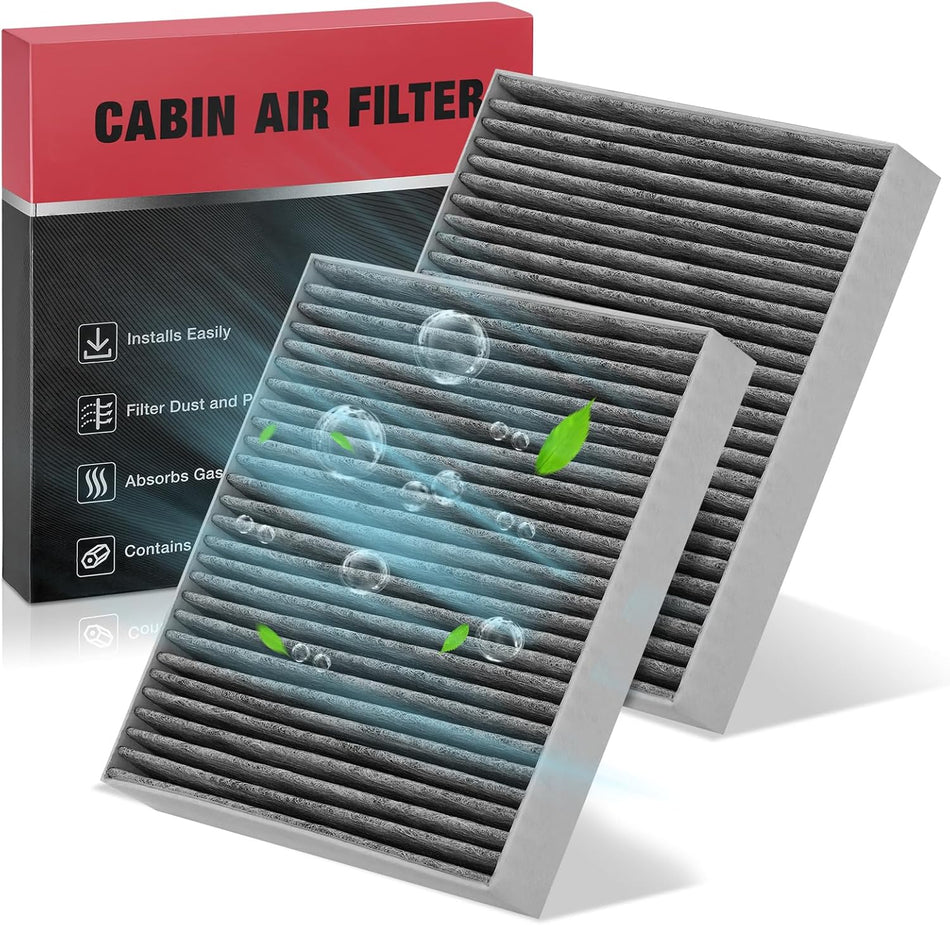 BDFHYK Cabin Air Filter with Activated Carbon Compatible with Mitsubishi Eclipse Cross, RVR, Outlander, Outlander Sport, Outlander PHEV, Lancer, Compatible with Nissan Sentra, Maxima, Altima, X-Trail