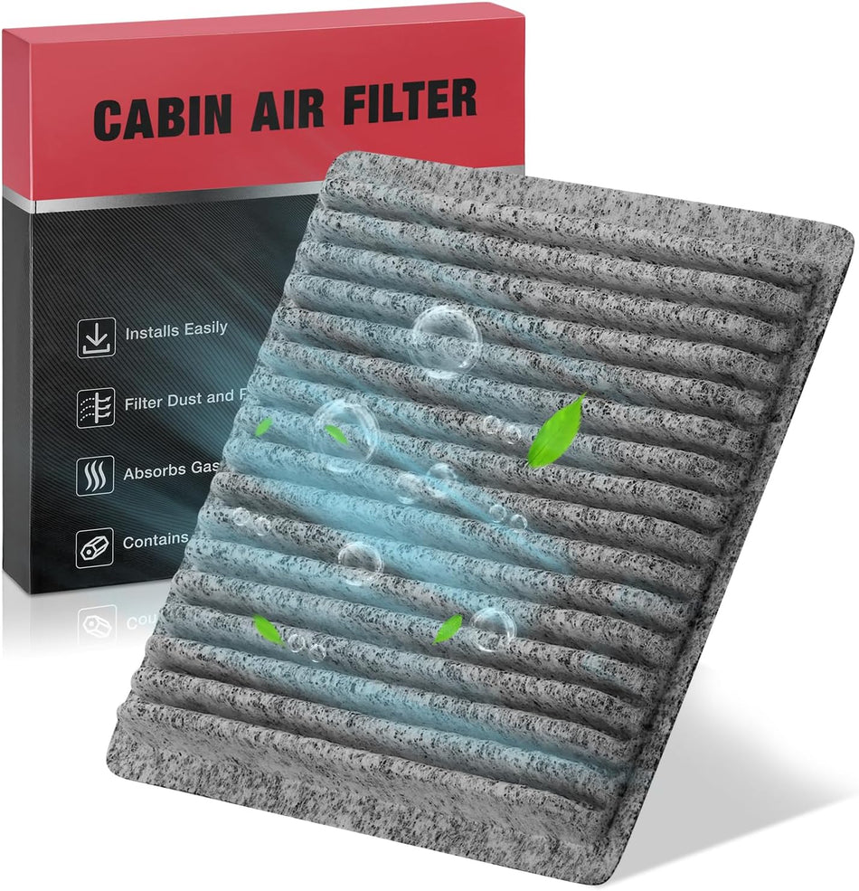 BDFHYK Cabin Air Filter with Activated Carbon Compatible with Mitsubishi Mirage 2014-2022, Mirage G4 2017-2022, Replace# CF11766, 7850A002