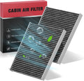 BDFHYK 2PC Cabin Air Filters with Activated Carbon for Jeep Wrangler 2018-2023, Gladiator 2020-2021, CF12450