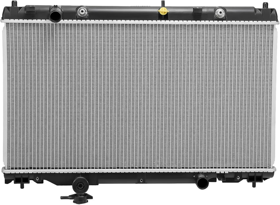 BDFHYK CU2436 Aluminum Radiator Compatible with Toyota Solara 2004-2008 2.4L l4,Compatible with Toyota Camry 2004 2005 2006 2.4L l4 Replace DPI2436,2436