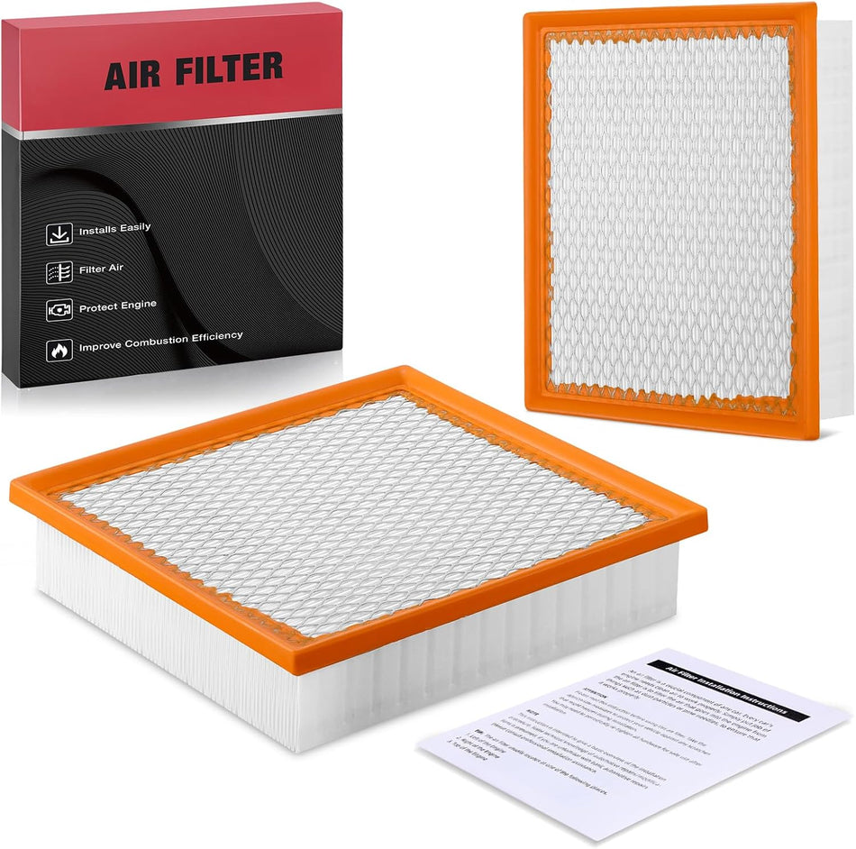 BDFHYK CA10755 2PC Engine Air Filters Compatible with Toyota Avalon Avalon Camry Highlander Sienna, Compatible with Dodge Durango 2011-2024 - Replace# 17801-0P050