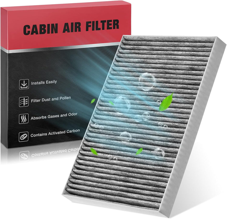 BDFHYK CF10368 Cabin Air Filter with Activated Carbon Compatible with Audi A4, A4 Quattro, Allroad Quattro, A6, A6 Quattro