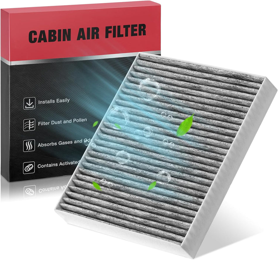 BDFHYK CF12151 Cabin Air Filter with Activated Carbon Compatible with Hyundai 2015-2019 Sonata, Compatible with Kia 2017 2018 2019 Cadenza