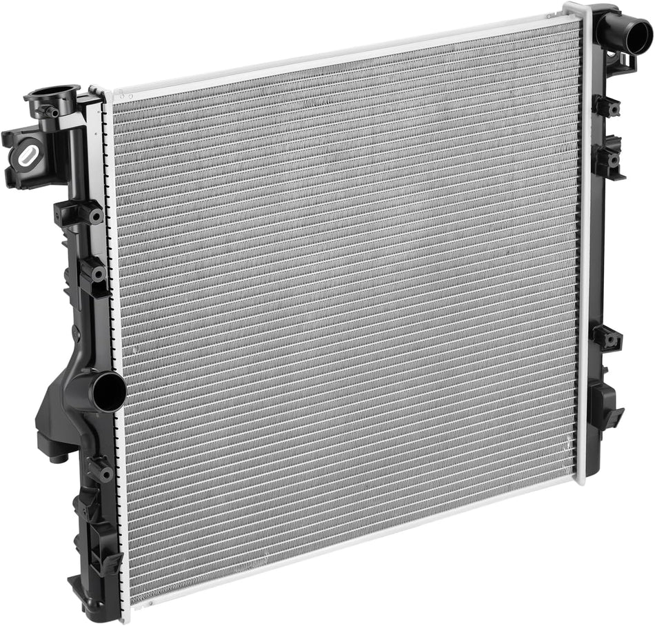 BDFHYK CU2957 Aluminum Radiator for Compatible with Jeep Wrangler 2007-2018 Full Aluminum Engine Coolant Radiator 3.6L 3.8L V6 Replace 68143886AA,55056634AB