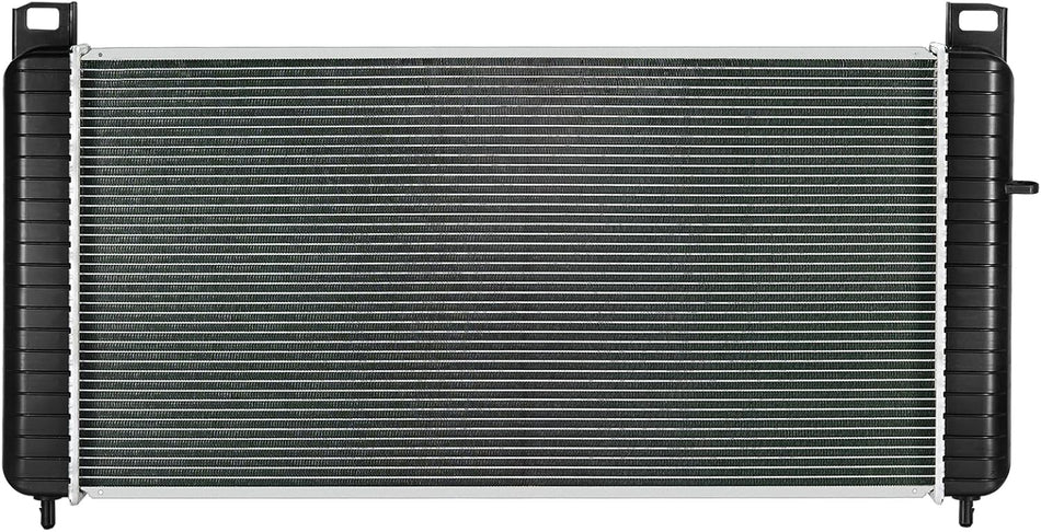 BDFHYK CU2370 Aluminum Radiator for Compatible with Cadillac Chevrolet GMC Hummer Full Aluminum Coolant Radiator with Engine Oil Cooler Replace 13029, 2370