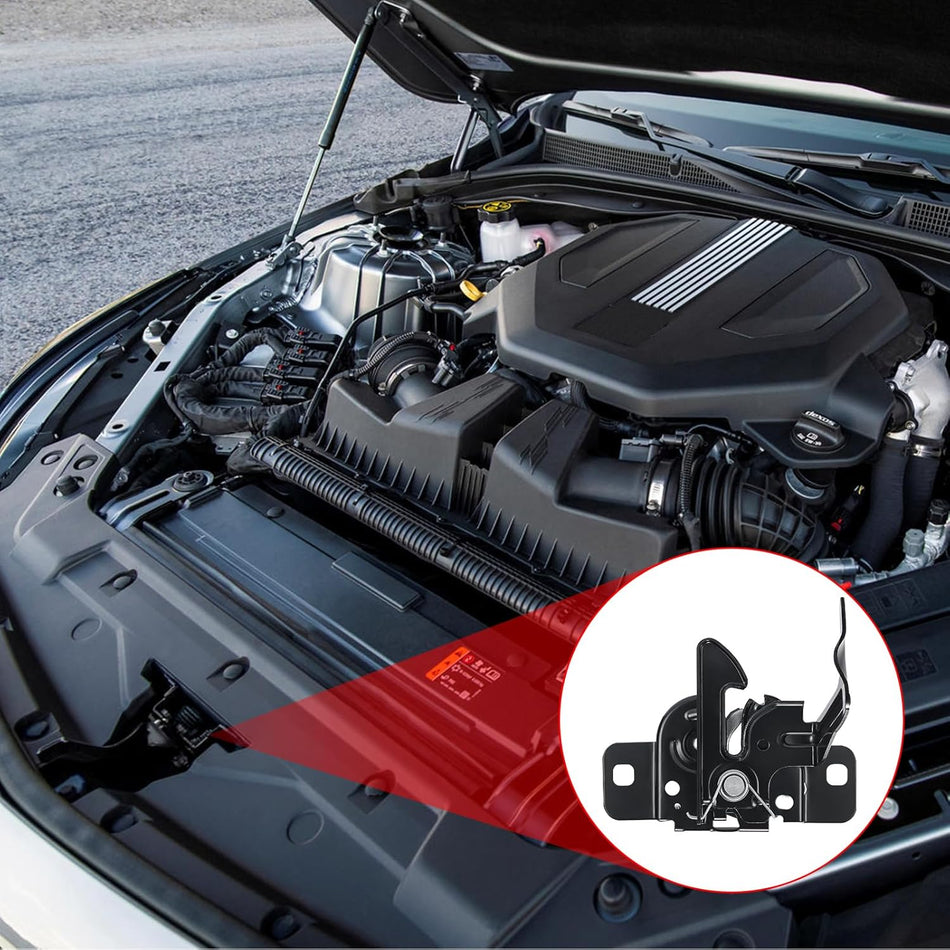 SYRAEL 4816182AB Front Hood Latch Compatible with Dodge Challenger 2008 2009 2010 2011 2012 2013 2014 2015 2016 2017 2018 2019 2020 2021 2022 OE 4816182AB