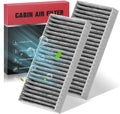 BDFHYK CF10747 2PC Cabin Air Filters with Activated Carbon for Jeep Liberty 2008-2012, Dodge Nitro 2007-2011 3.7L/4.0L V6