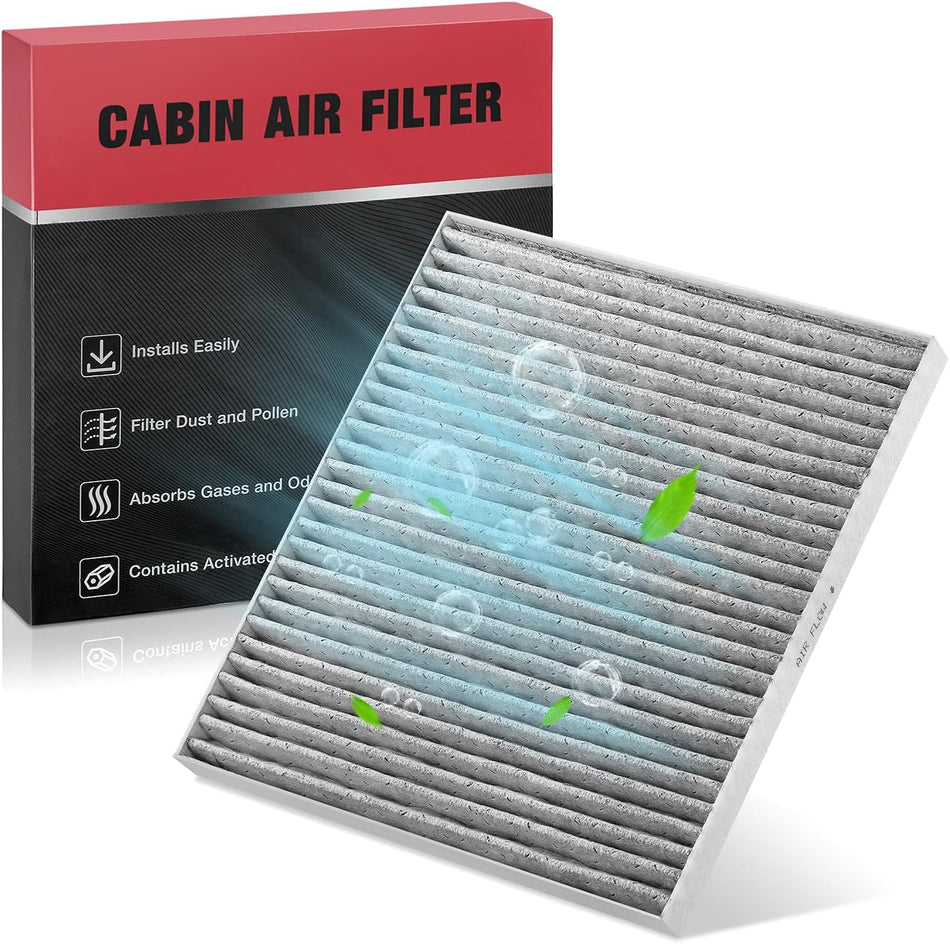 BDFHYK CF10709 Cabin Air Filter w/Activated Carbon Compatible with Kia 2010-2013 Forte/Forte Koup, Forte5, Rio, Rio5, Rondo, Sportage, Compatible with Hyundai Tucson, Genesis Coupe, Accent, Veloster