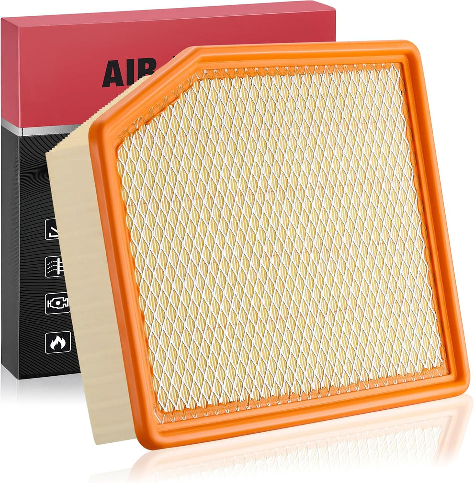 BDFHYK CA12404 Engine Air Filter Compatible with Cadillac Escalade ESV 2021-2023, Compatible with Chevrolet Silverado 1500 2019-2023, Suburban Tahoe 2021-2023, Replace# PA99417, 84121217
