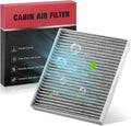 BDFHYK CF12151 Cabin Air Filter with Activated Carbon for Hyundai Sonata 2015-2019 1.6L-2.4L, Kia Cadenza 2017-2019 3.3L