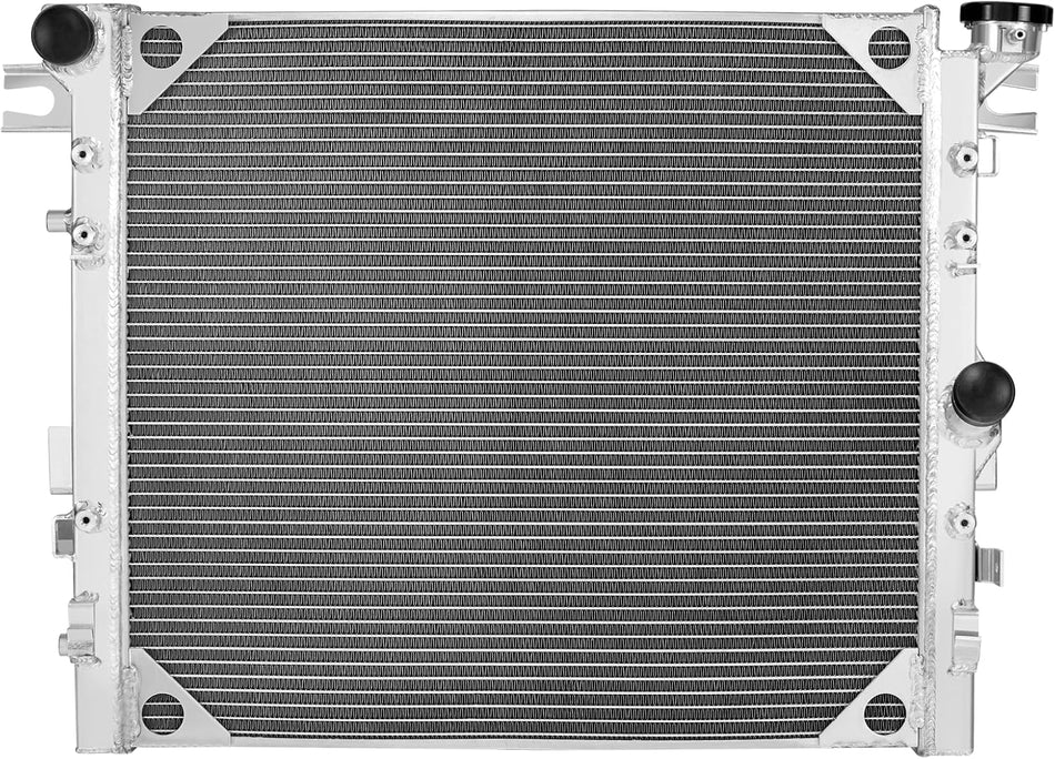 BDFHYK 3ROW-44mm CU2957 Aluminum Radiator Compatible with for Jeep Wrangler JK 2018 V6 3.6L,Jeep Wrangler 2007 2008 2009 2010 2011 2012 2013 2014 2015 2016 2017 V6 3.6L/V6 3.8L