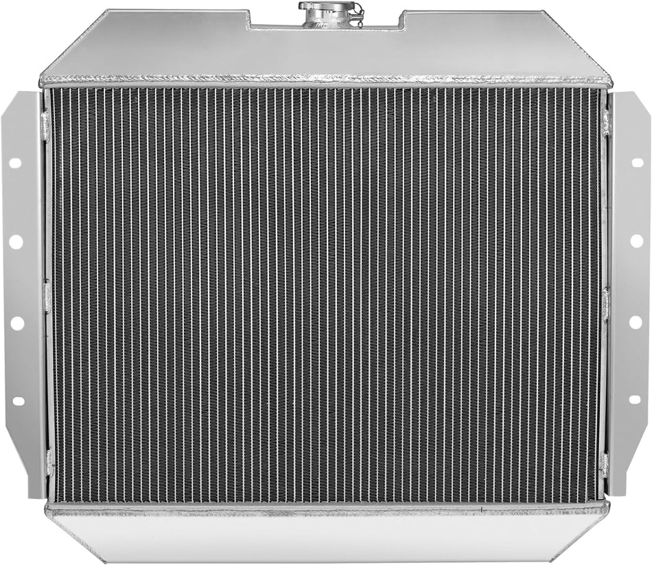 BDFHYK 3ROW-44MM CU433 Aluminum Radiator Compatible with for Ford 1968-1979 Bronco/1968-1979 F-100/1975-1979 F-150/1968-1979 F-250/1975-1979 F-350/1976 F-500