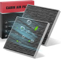 BDFHYK 2PC Cabin Air Filters with Activated Carbon for Chrysler Grand Caravan 2021-2022, Pacifica 2017-2022, Voyager 2020-2022, CF12283