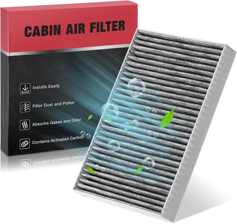 BDFHYK 1PC PC99490X Cabin Air Filter with Activated Carbon Compatible with Tesla S 2012 2013 2014 2015 2016