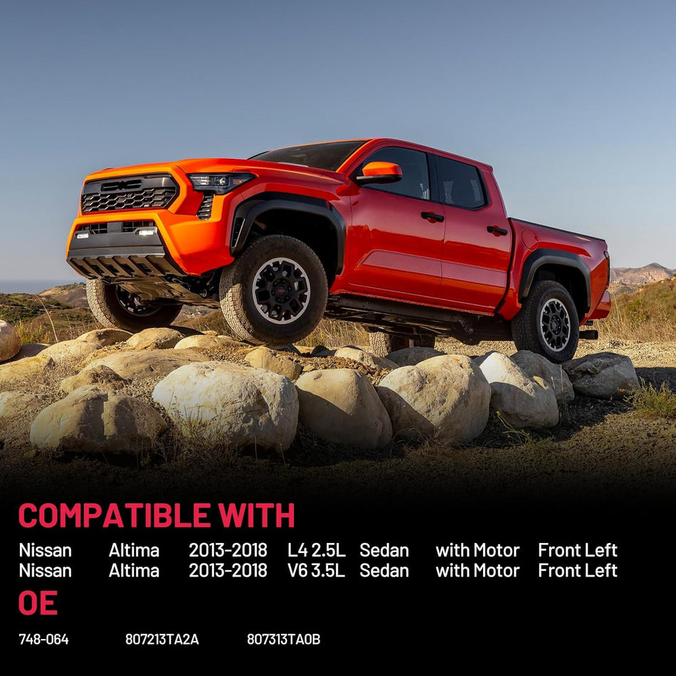 748-064 Power Window Regulator with Motor Front Left Compatible with Nissan Altima 2013-2018