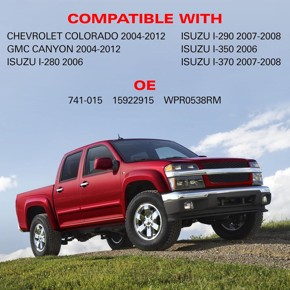 741-015 Power Window Regulator Assembly Front Right Passenger Side For Chevy Colorado 2004-2012, For GMC Canyon 2004-2012