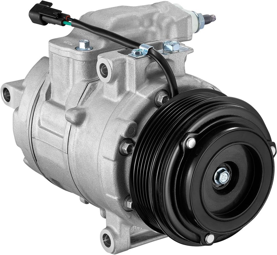 BDFHYK 2877291 Air Conditioning A/C Compressor with Clutch Compatible with Ford Explorer 2011-2019 V6 3.7L, Police Interceptor Utility 2013-2015, Replace# 98332