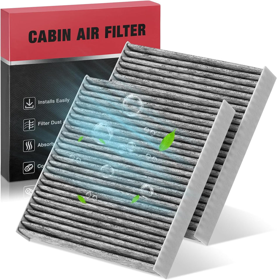 BDFHYK CF11182 Cabin Air Filter with Activated Carbon Replacement Compatible with Acura Integra RDX TLX MDX, Compatible with Honda Accord CR-V HR-V Civic Odyssey Clarity City CR-Z Fit Insight