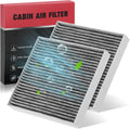BDFHYK 2PC PC99594P Cabin Air Filters with Activated Carbon for Hyundai Elantra/Santa Fe 2021-2023, Sonata 2020, Tucson 2022-2023, Kia K5/Sorento 2021-2023
