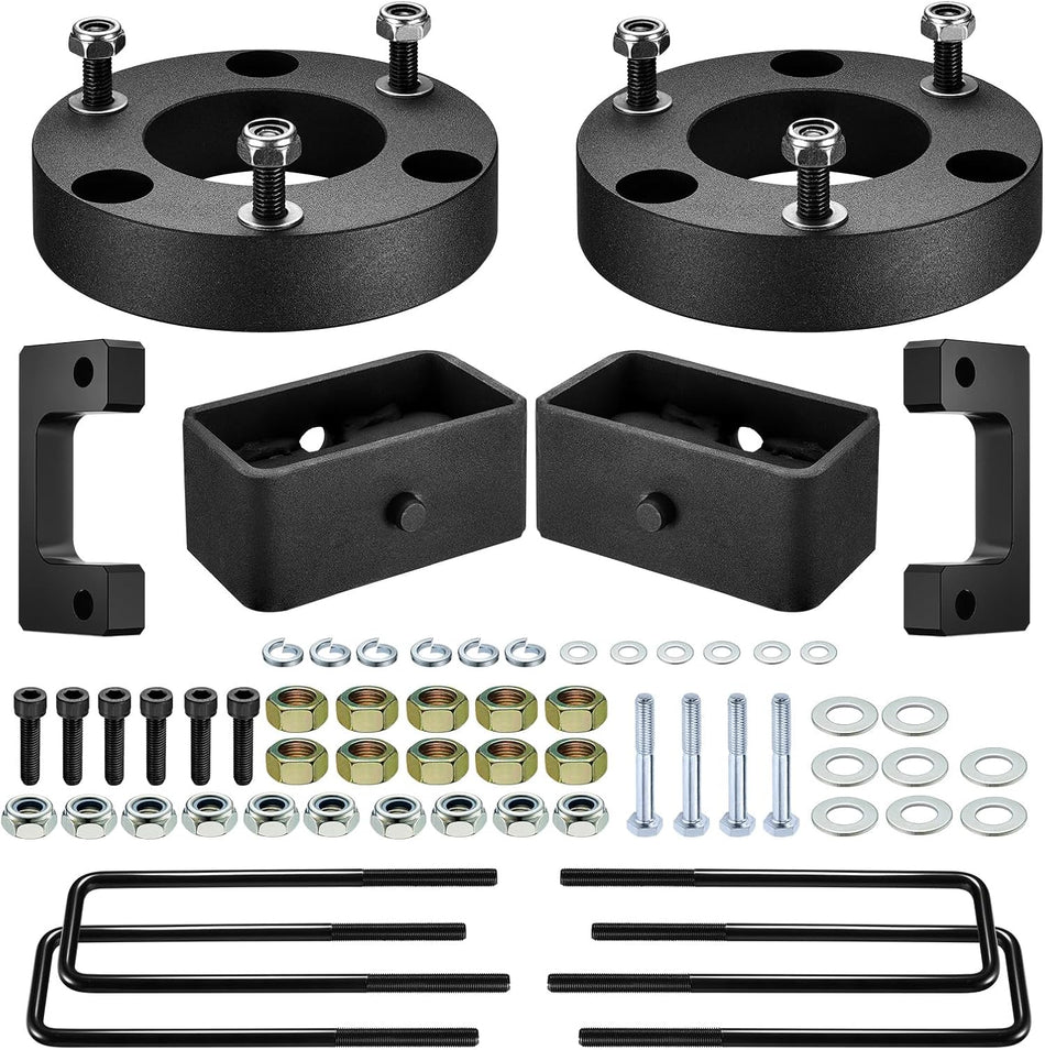 BDFHYK 3.5" Front and 3" Rear Leveling Lift Kits Compatible with Chevrolet Silverado 1500 Compatible with GMC Sierra 1500, Suspension Lift Kit Set for 2007-2019 Silverado 1500 2WD 4WD