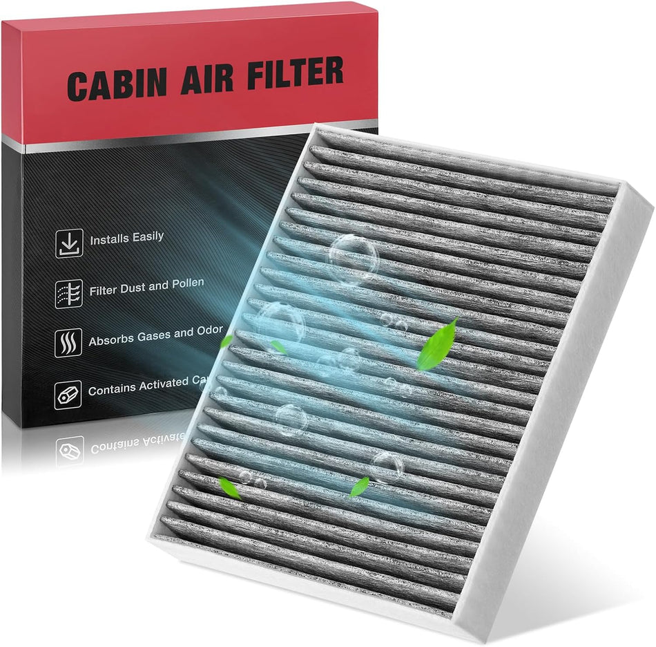 BDFHYK CF12157 Cabin Air Filter with Activated Carbon Compatible with Lexus ES250, ES350, RX350, RX350L, RX450h, Compatible with Toyota Avalon, Camry, Corolla, Highlander, Prius, Sienna, Venza