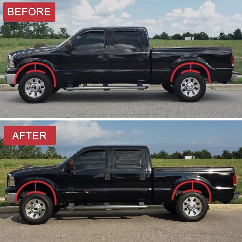 BDFHYK 1.5inch Front Leveling Kit for Ford F250/F350 Super Duty 4WD 2005-2021  Aluminum Strut Spacers