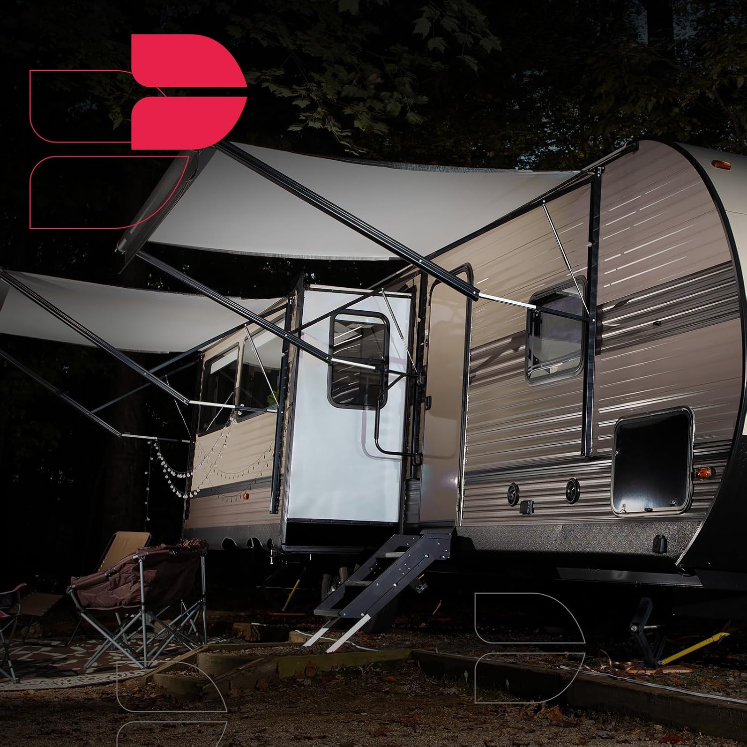 Universal gas spring installation reference for RV doors and access panels