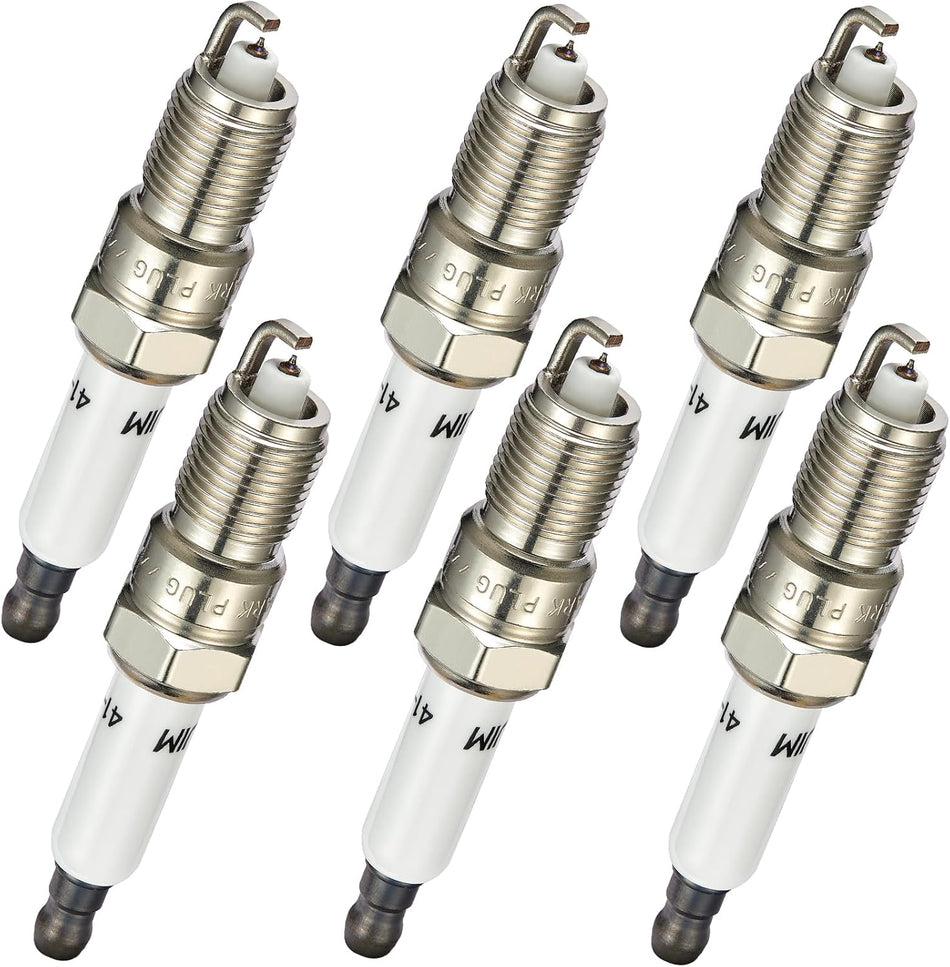 BDFHYK 41-110 Iridium Spark Plugs Compatible with Buick LaCrosse,Compatible with Cadillac Escalade,Avalanche Impala Silverado 2500 HD Suburban 3500 HD Tahoe,Savana Sierra Yukon 4.3L 5.3L 6.0L Set of 6