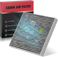 BDFHYK 1PC CF10134 Cabin Air Filter with Activated Carbon for Acura ILX/MDX/RLX/TL/TSX/ZDX/CSX, Honda Pilot/Ridgeline/Accord/CR-V/Civic/Crosstour