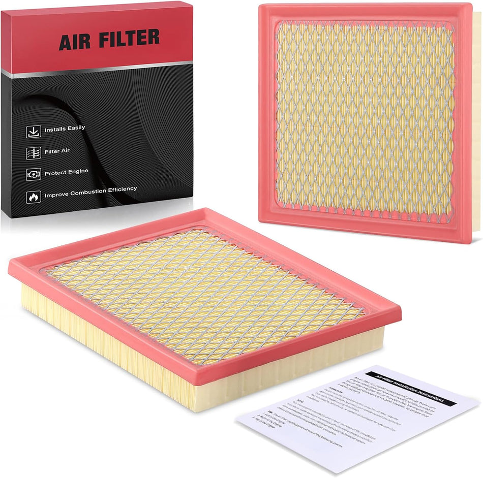 BDFHYK CA10741 2 PCS Engine Air Filter Compatible with Toyota RAV4 2016-2018, Prius 2010-2015, Prius V 2012-2018, Compatible with Lexus CT200h 2011-2017, NX300h 2015-2021, Replace# 1780137021