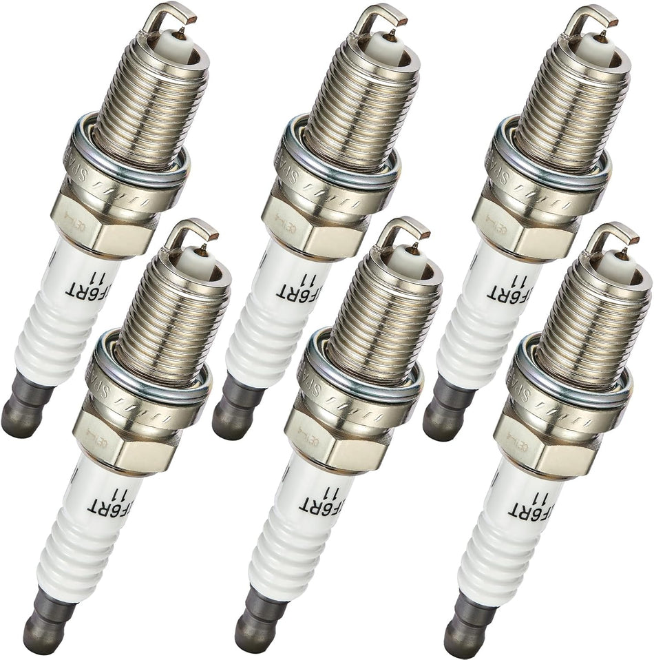 BDFHYK 3297 Iridium Spark Plugs Compatible with Lexus ES300 RX300 RX400h SC300,Compatible with Mercedes-Benz C32 AMG,Verona,Avalon Camry Highlander Sienna Solara Supra 2.5L 3.0L 3.3L L6 V6 Set of 6