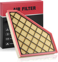 BDFHYK CA11494 Engine Air Filter Compatible with Cadillac 2013 2014 2015 2016 2017 2018 2019 ATS, 2014-2019 CTS, Compatible with Chevy 2016-2023 Camaro
