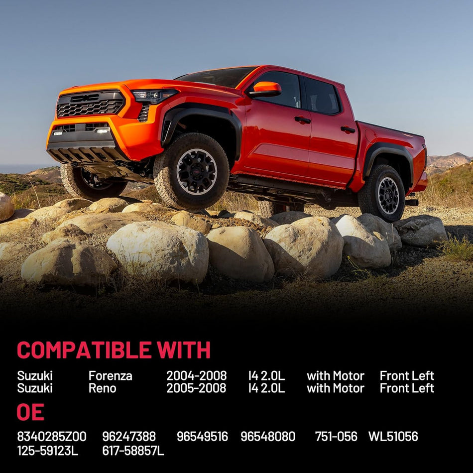 748-584 Power Window Regulator with Motor Rear Left Compatible with Mitsubishi Galant 2004-2012