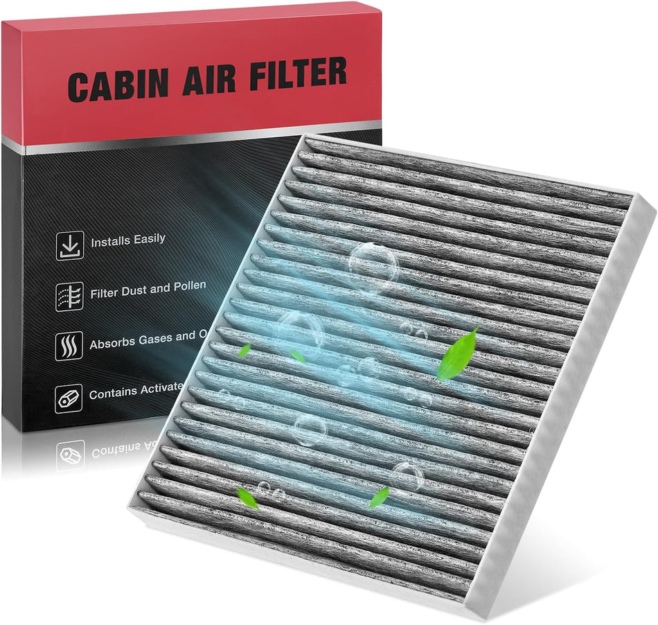 BDFHYK CF10374 Cabin Air Filter with Activated Carbon Compatible with Toyota Tacoma 2005-2022, Compatible with Dodge Dart 2013 2014 2015 2016